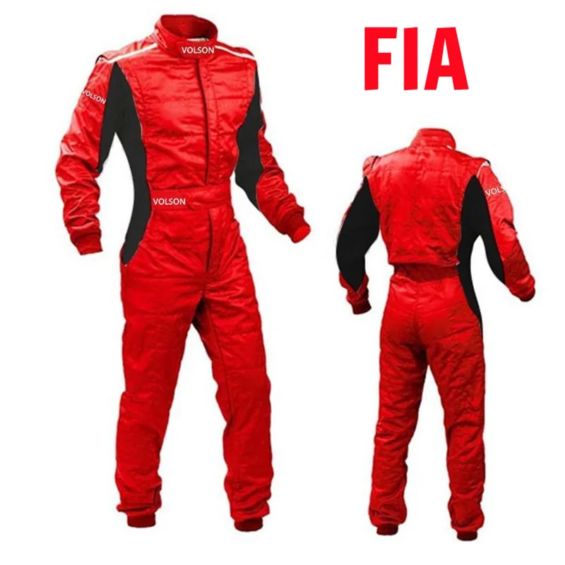 Tuta da corsa professionale Volson Tuta da deriva per auto fuoristrada Tuta da corsa estiva traspirante Tuta da moto Tuta da corsa Kart