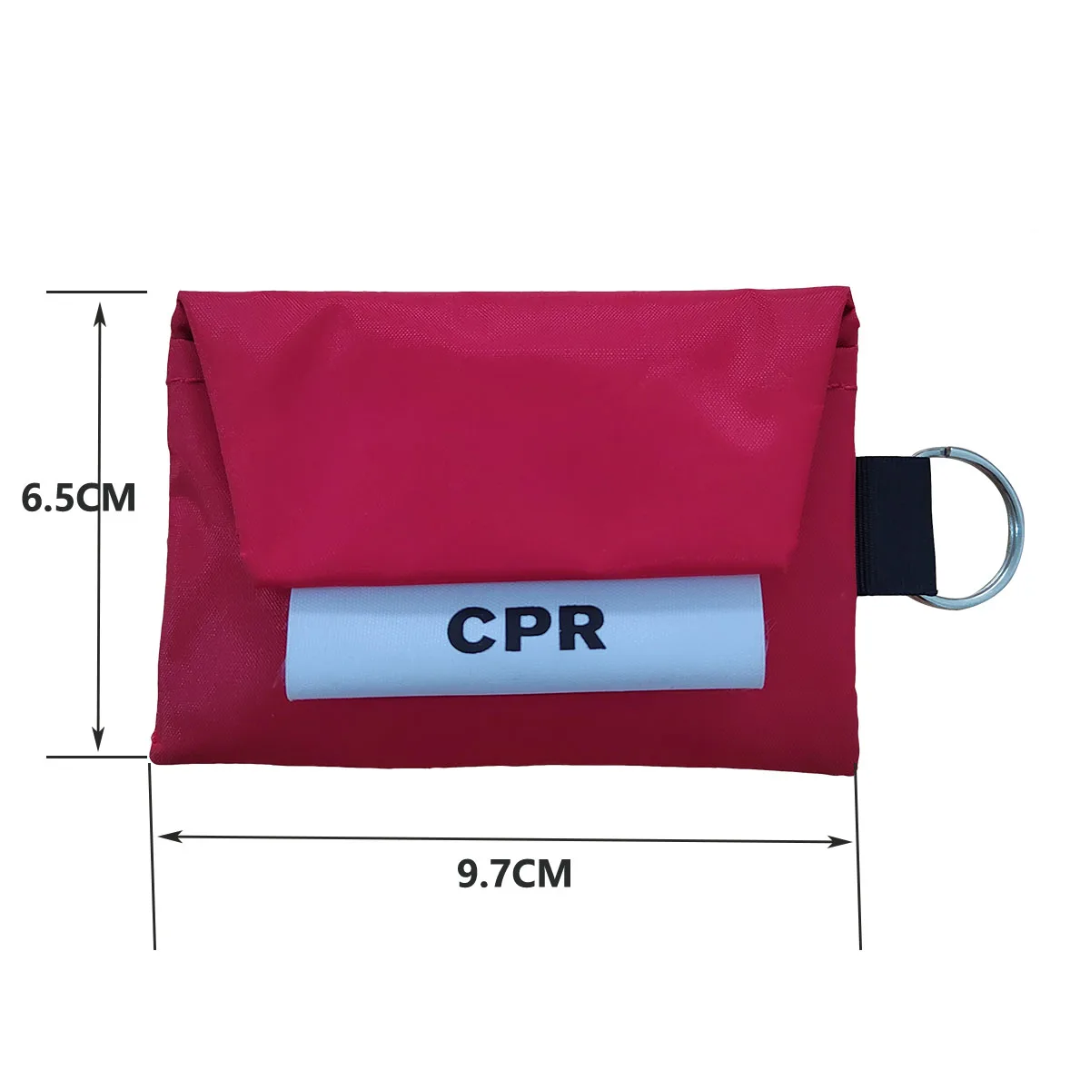 

500 pcs CPR With One-way Valve Gloves and Wipes Keychain CPR Training First aid kit bags