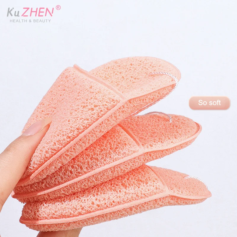 1/5 Stuks Gezichtssponzen Reinigingsbladerdeeg Voor Gezicht Wassen Herbruikbare Make-Up Remover Exfoliërende Pads Voor Dagelijkse Reiniging Huidverzorging tool