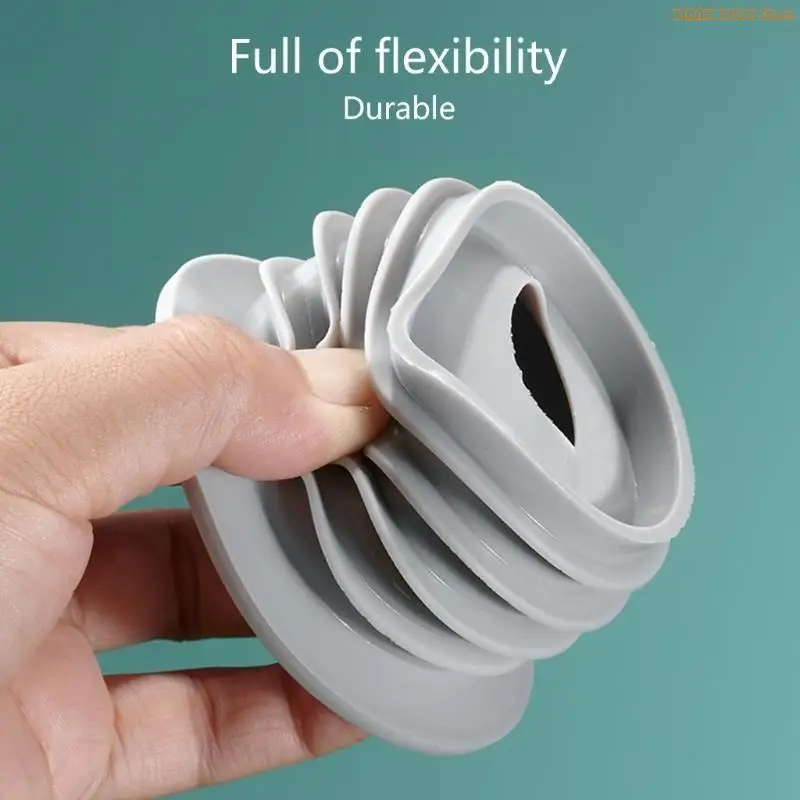 K1AE Silicone Plug Sewer Seal Ring Multipurpose Pipe Connector for Bathroom Kitchen