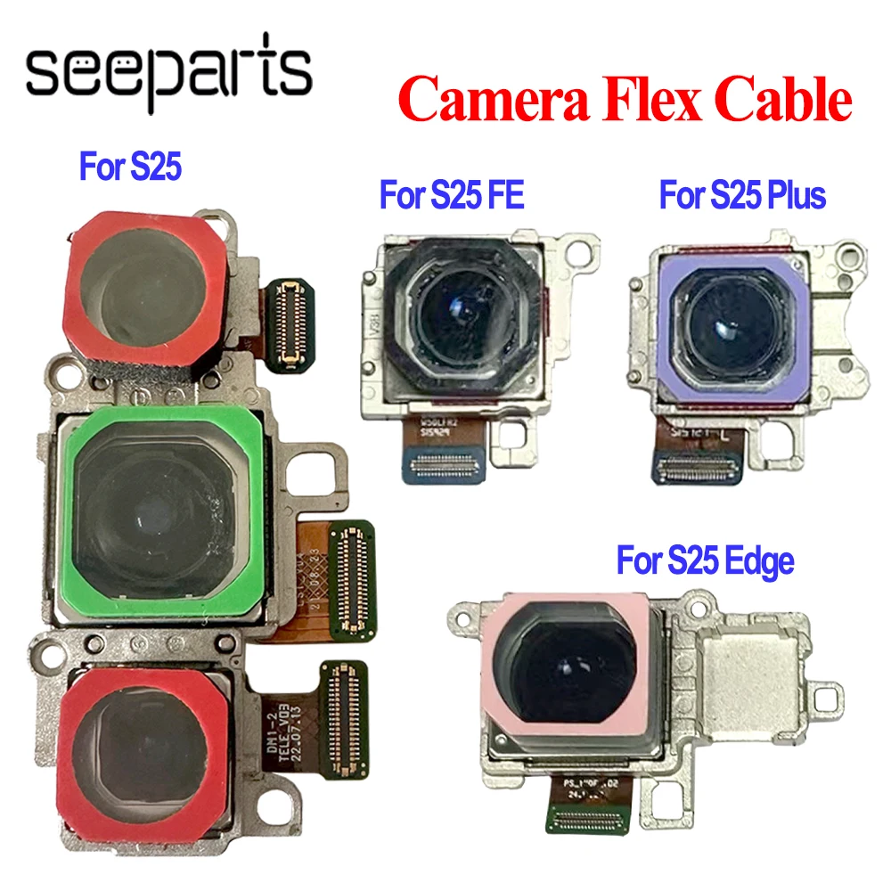 Front Rear Camera For Samsung Galaxy S25 Edge S25FE S26 Plus S25 Plus Back Backside Camera Module