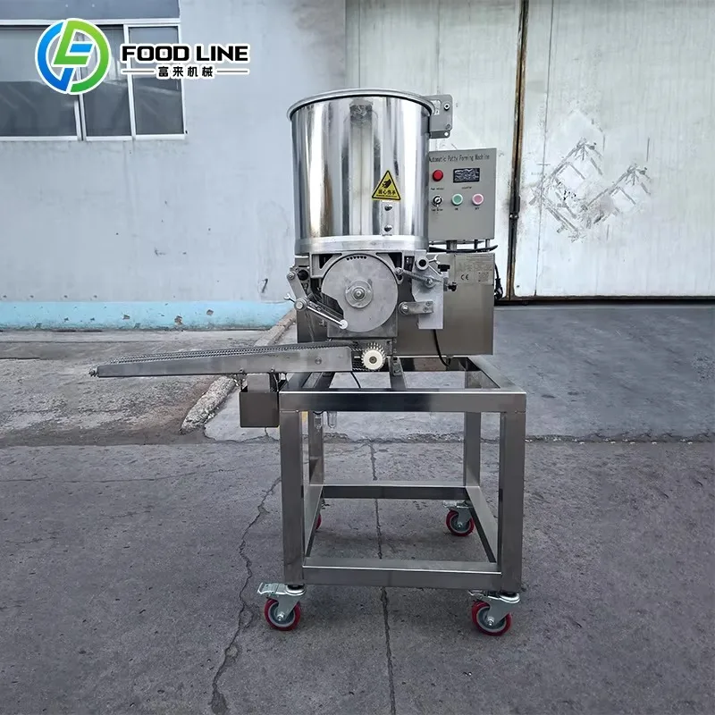 Automatic Burger Making Machine Meat Process Hamburger Patty Forming Meat Forming Machine Roll Forming Machine Customized