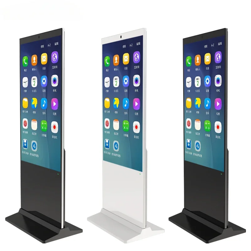 OEM 32 42 50 55 65 Zoll LCD-Touchscreen-Player Einkaufs zentrum Boden stehend Digital Signage Display Werbe kiosk