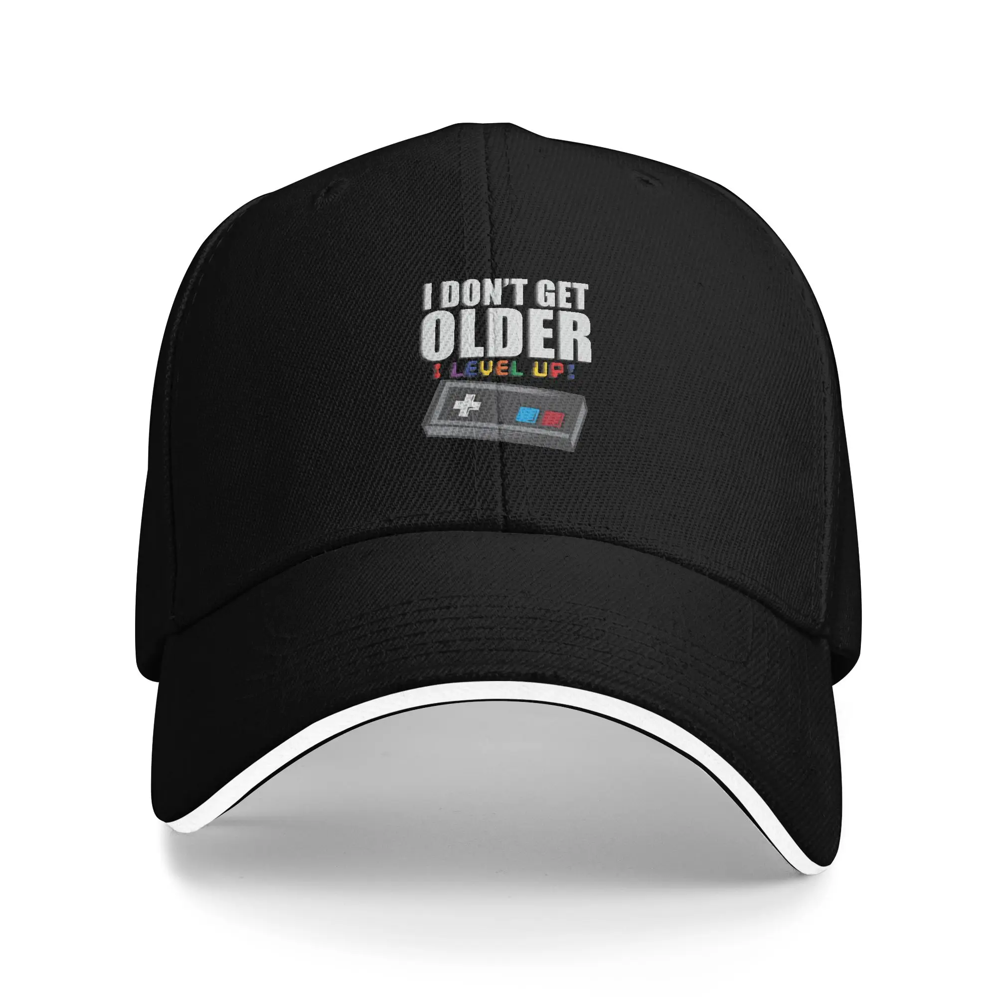 Hot Sale I don t get older I level up! Baseball Cap  Snapback Men's Panama Hat  Fishing Men's Panama Hat