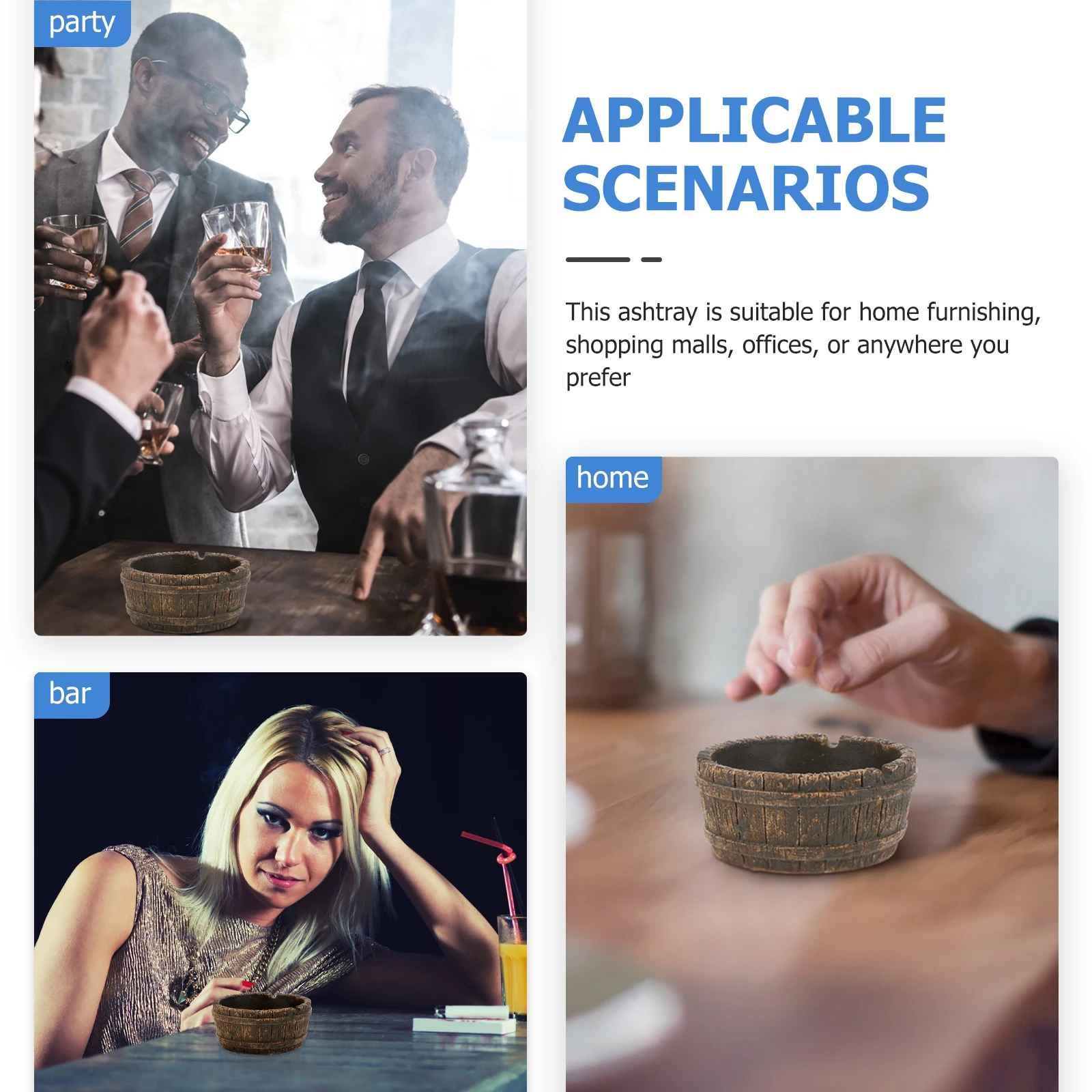 

Cement Smoke Style Cement Home Home Office Decor Vintage Style Ashtray Ashtray Adornment Vintage Adornment