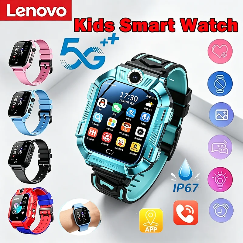 Lenovo Smart Watch for Kids Waterproof