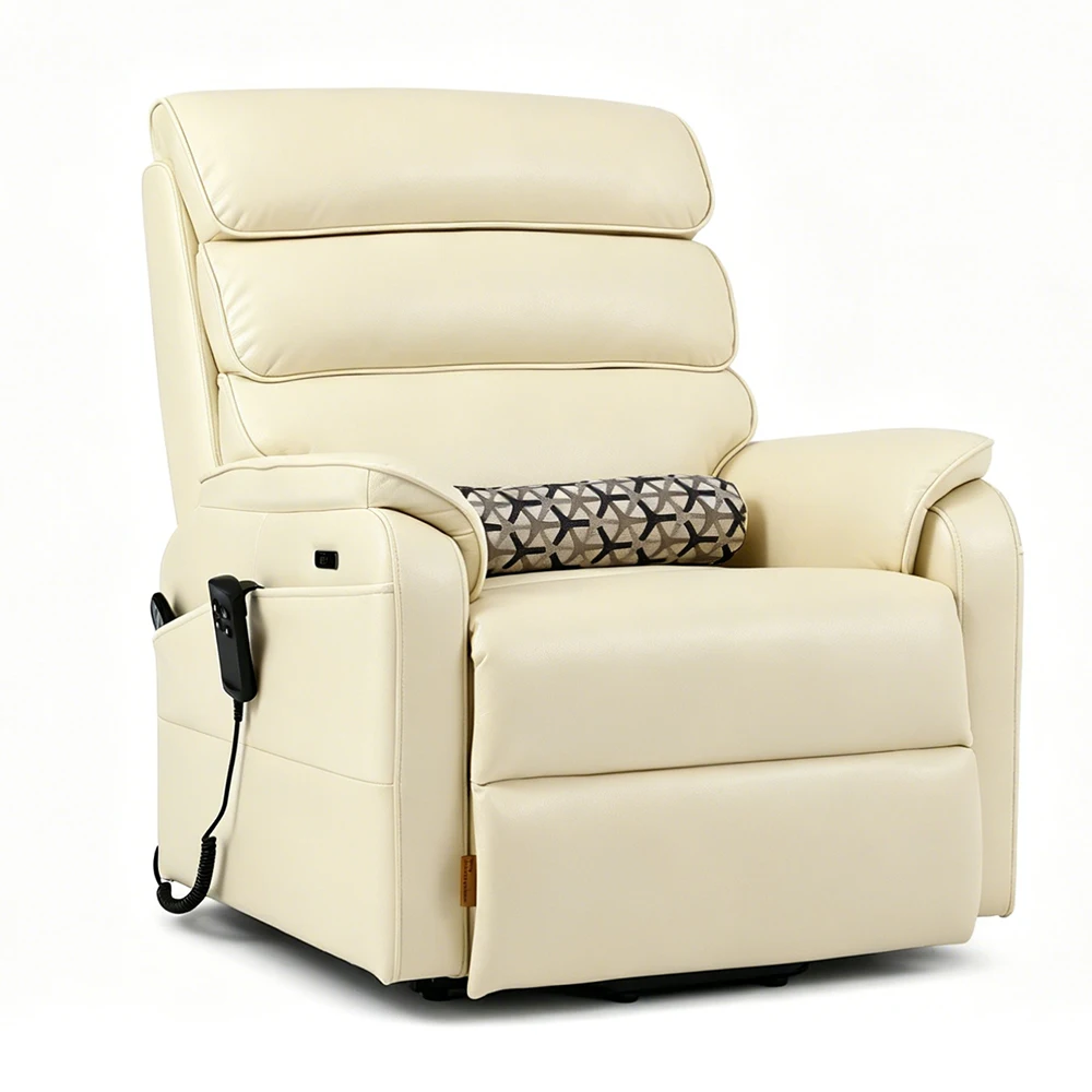 Medical Modern Power Lift Recliner Chair, 105-160 Multi-Position, Heated Lumbar, Vibration Massage, Remote Control