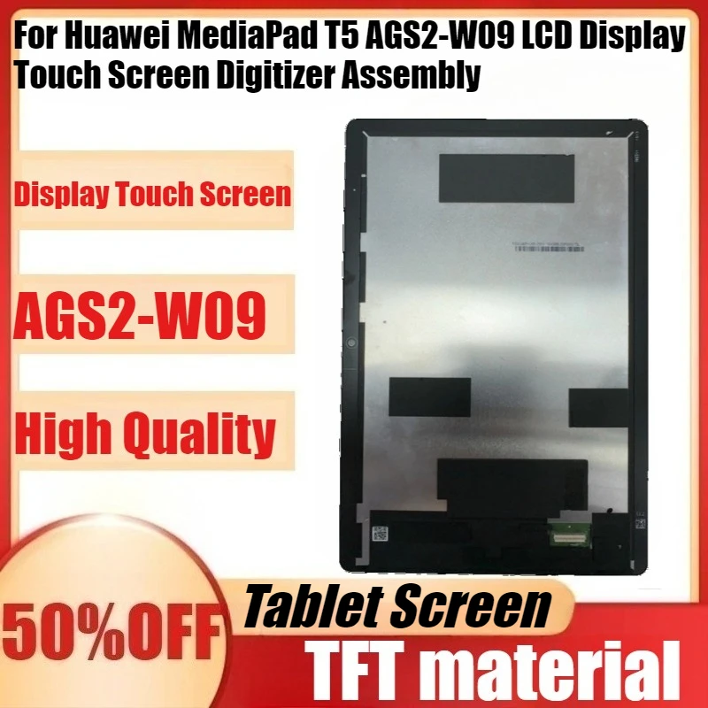 New TFT Display Touch Screen For Huawei MediaPad T5 AGS2-W09 LCD Display Touch Screen Digitizer Assembly