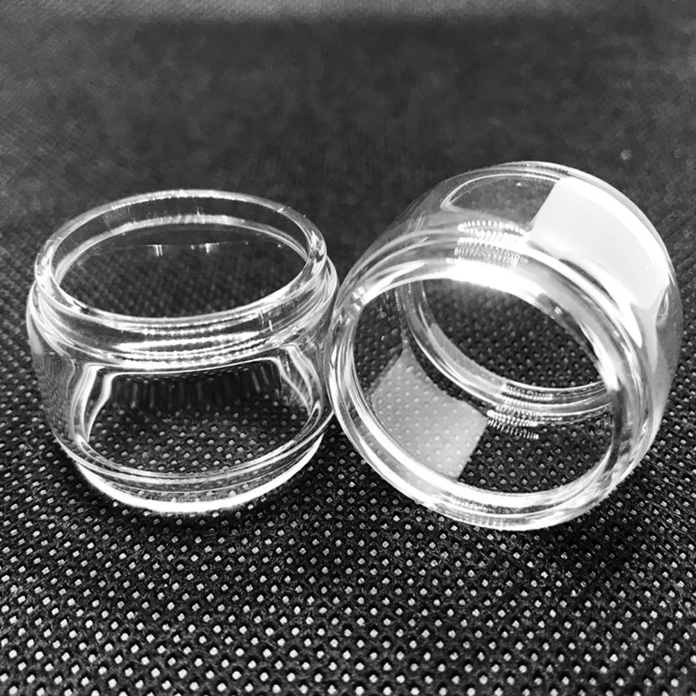 10 buah tabung kaca gelembung bening cangkir Mini untuk tangki Zeus Sub Ohm suku cadang perbaikan Aksesori