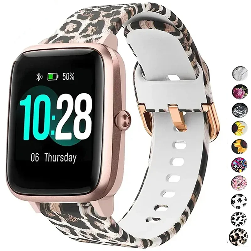 Silicone Band For Amazfit GTS 3 2 2e 4 Mini/GTR 4/3/Pro/2/2e 42/47mm stratos 2/3 Printing Bracelet Amazfit Bip 3 20mm 22mm Strap