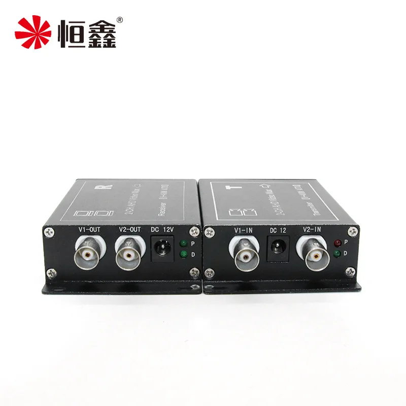 2CHs HD AHD Coaxial Multiplexer Expander 1 Line Transmits 2channel Surveillance Camera Signal Mixer CCTV Monitoring Accessories