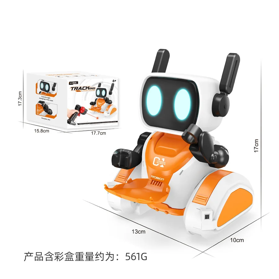 2.4Gリモコン赤外線センシングインテリジェントフォロー卓上電子ペットロボットおもちゃ子供向けギフト