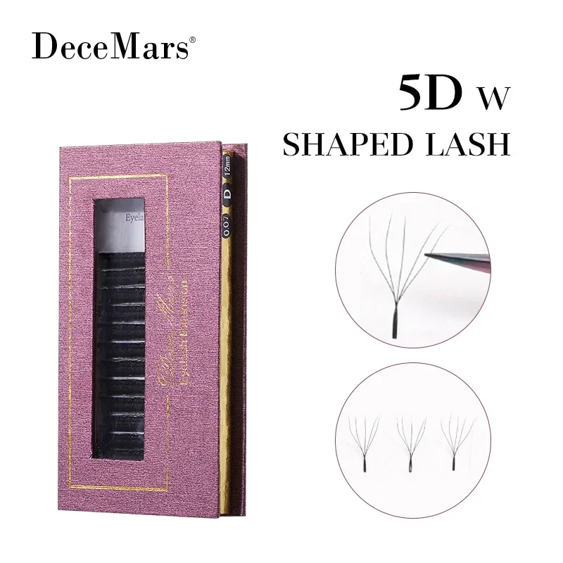 

DeceMars 5D - W Shaped Eyelash Extension (12line/Tray)