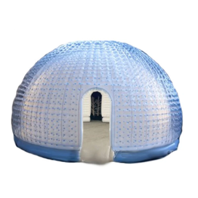 Outdoor Inflatable Tent Luxury camping geodesic dome house PVC  dome tent camping dome tent