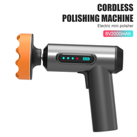 Cordless Car Polisher USB Rechargeable Wireless Polishing Machine with 3 Discs Electric Sander Waxing Machine Auto Accessories