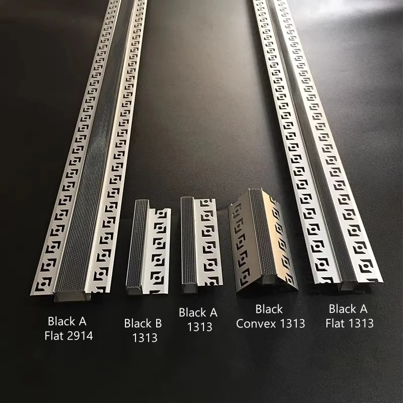 Recessed Wall LED Aluminum Profiles Anti-glare Honeycomb Diffuser Hidden Frameless Ceiling Gypsum Drywall Linear Strip Light