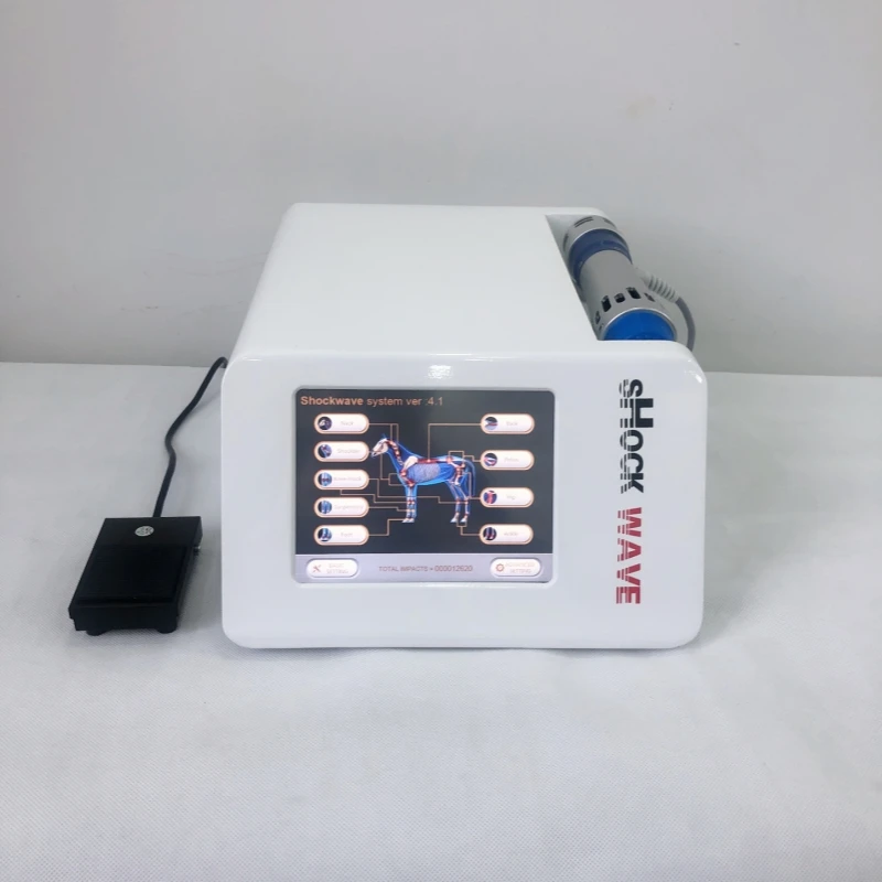 Veterinär-Stoßwellentherapiegerät für Pferde, Schmerzlinderung, Massagegerät zur Behandlung von Sehnenentzündungen, spezielles Gerät für die Tiergesundheitspflege