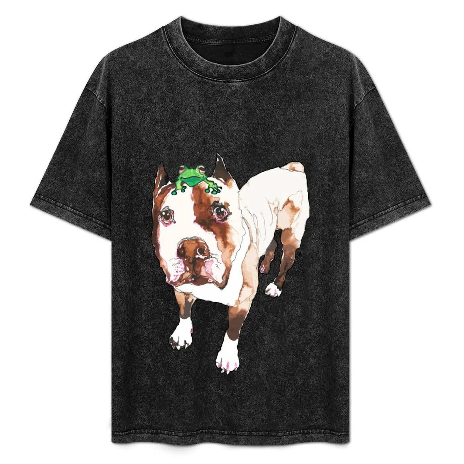 

Pitbull dogand his Friend Frog T-Shirt Performance Dry Fit T-Shirt