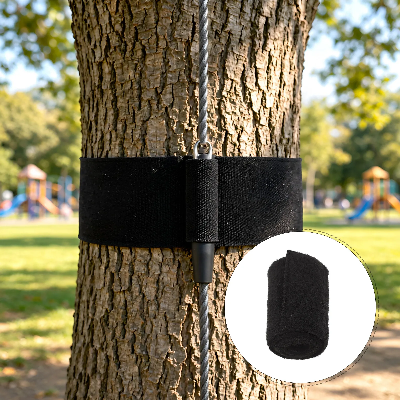 3Pcs Tree Protector Strap Heavy Duty for Hammock Swing Slackline Tree Trunk Wrap Bark Protector Guards Trunk Straps for Hammock