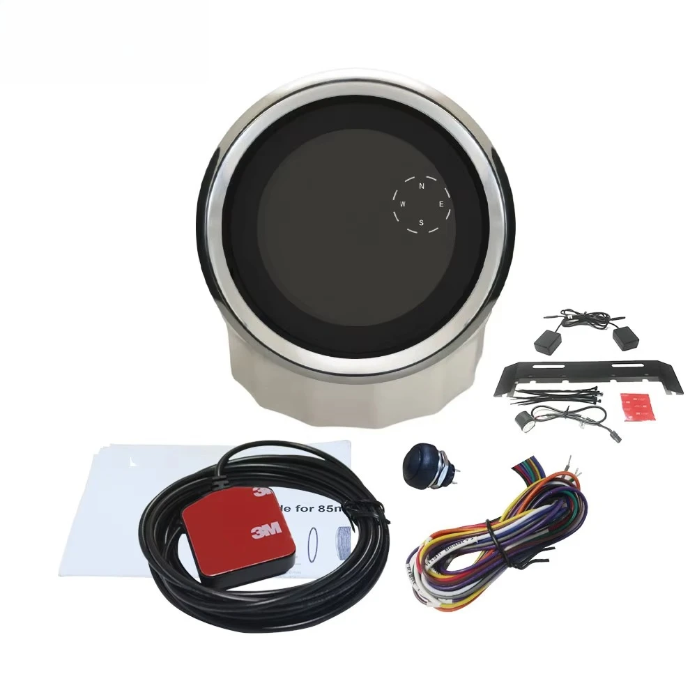 ELING 85mm(3 3/8'') Speedometer 0-299km/h Knots MPH Odometer With 0-19999RPM Tachometer for Car Boat RV Motorcycle With BSD 5