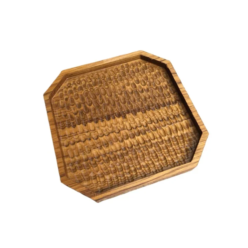 

Teak whole wood digging tray fruit tray dry tea tray
