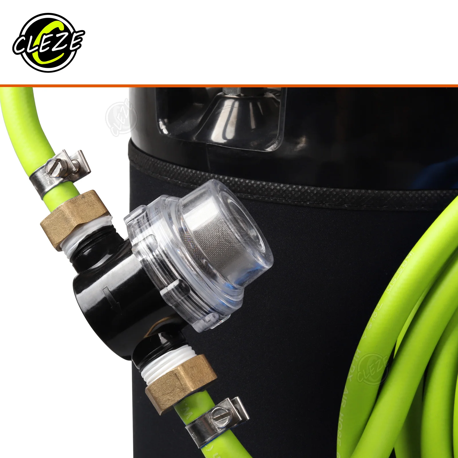 CLEZE 5 Gallon High-Pressure Stainless Steel Window Tint Sprayer PPF Keg Spray Tank with Filter 6 Meter Hose for Auto Car Films