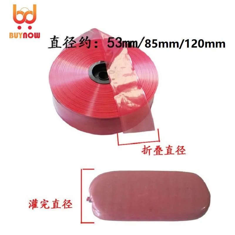 50 meters,nylon Sausage casing,plastic sausage cover,sausage skin,home use