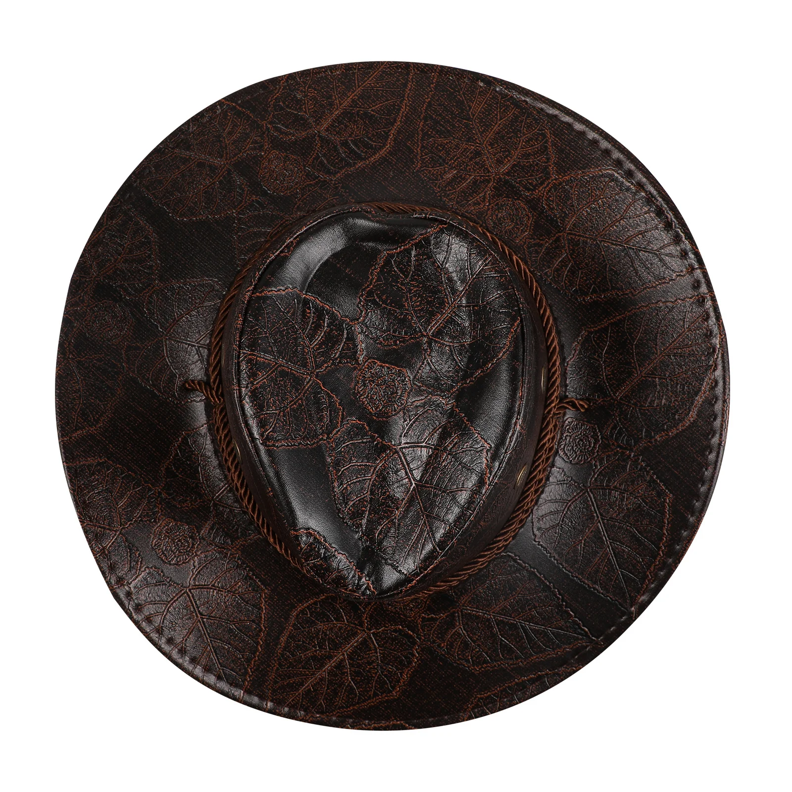 

Cowgirl Hat Wide Brim Sun Visor Adult Party Cosplay Performance Durable Double Layer Texture Adjustable