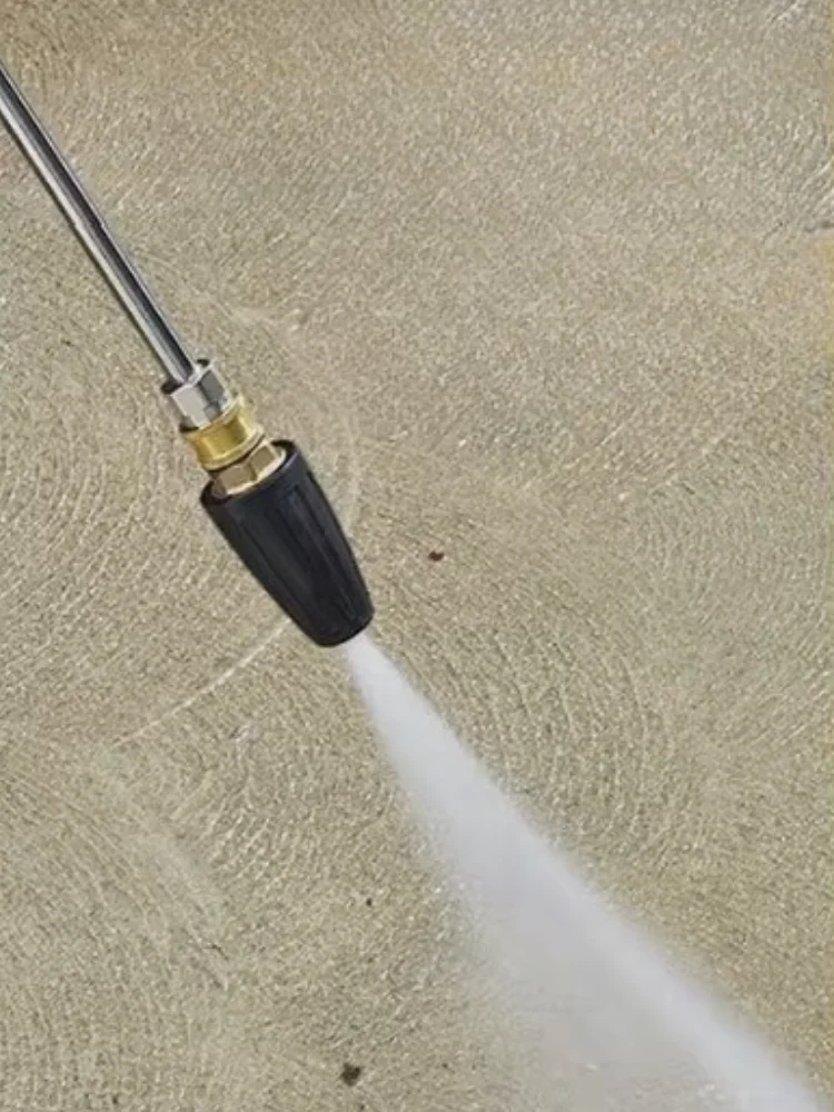 Turbodüse für Hochdruckreiniger 360 ° Drehbar mit 1/4 Zoll Schnellanschluss, 3600 PSI Keramikventil, 2,5/3,0/3,5/4,0/4,5 GPM Öffnung – Detail 4