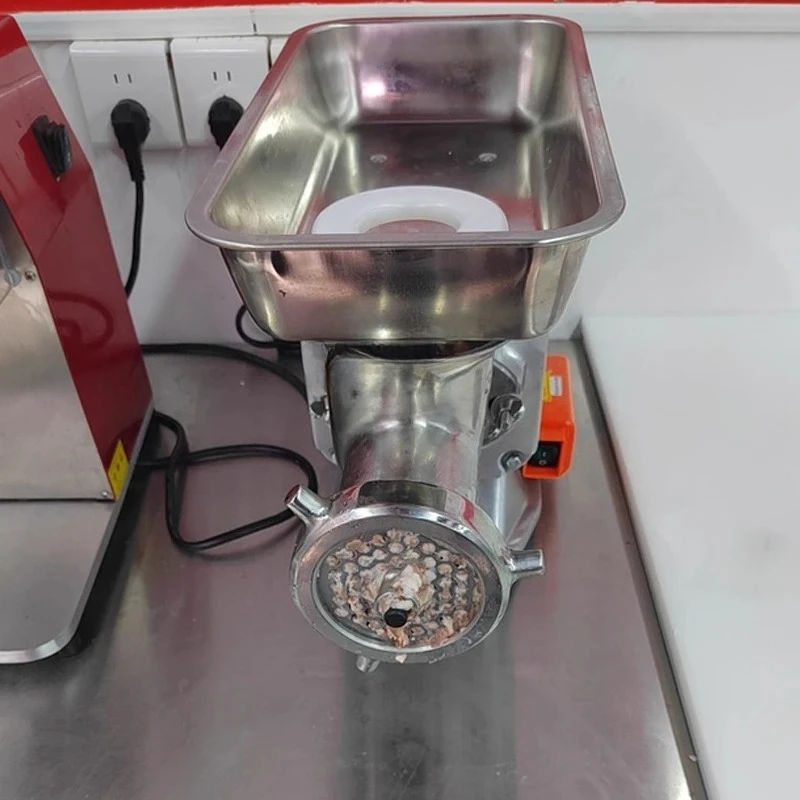 Commercial Small Fully Automatic Meat Grinder Stainless Steel Desktop Enema Machine for Kitchen Use