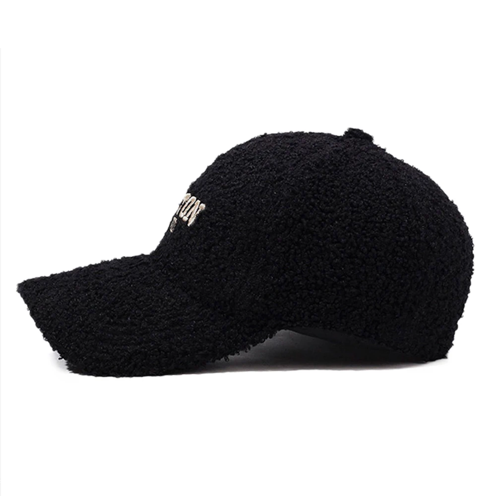FS Luxury Brand Lambswool Hats For Men Black Beige Letter Embroidery Women Hats Fashion Street Baseball Cap Casquette Homme 2026 view 3