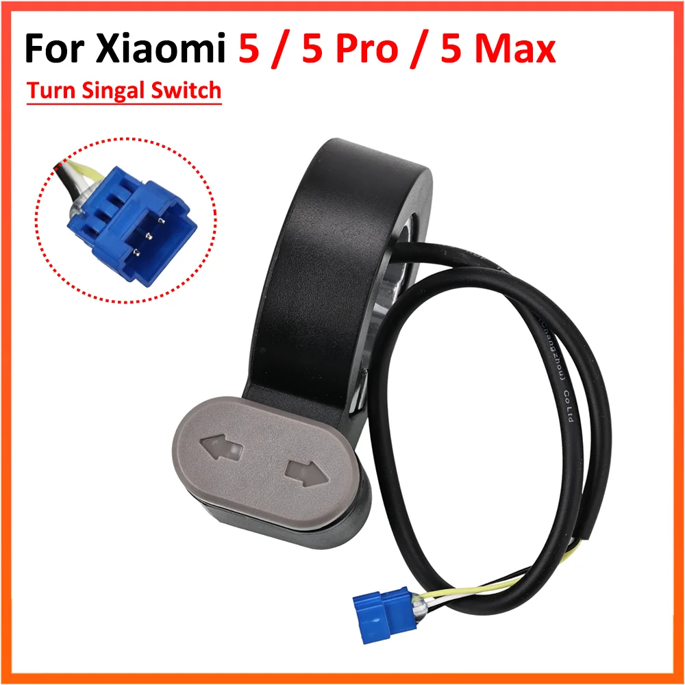 

Переключатель указателей поворота для электросамоката Xiaomi 5 / 5 Pro / 5 Max, запчасти для руля, указатель направления