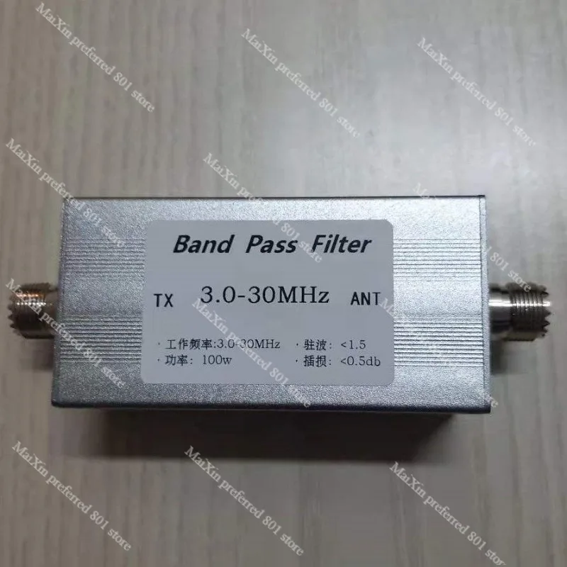 

3-30 МГц, 100 Вт, полосовой фильтр BPF LC-фильтр M, гнездовой разъем, усиление выбора сигнала
