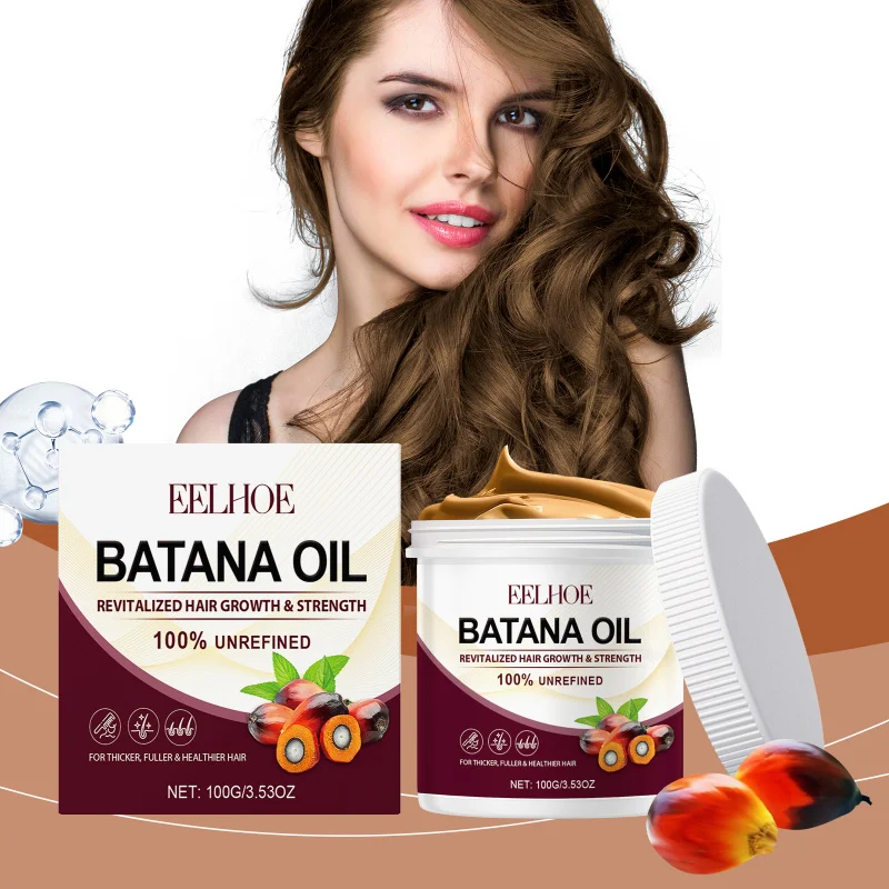 

Batana Oil Hair Conditioner - Soften Hair, Add Shine, Nourish Scalp, Strengthen Roots, Promote Hair Growth, 100g