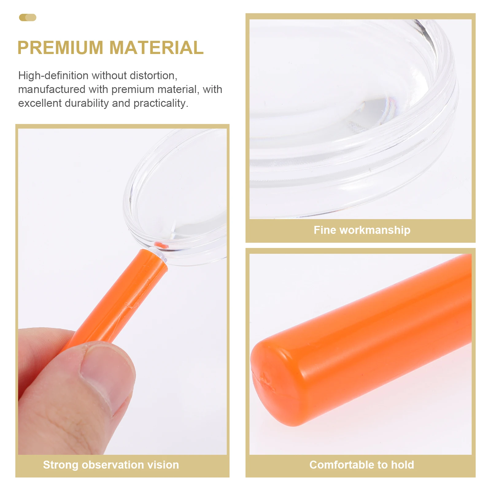 

30 Pcs Children's Magnifying Glass Magnifier Glasses Handheld Mini Plastic Observation for Kids Portable Outdoor Toys