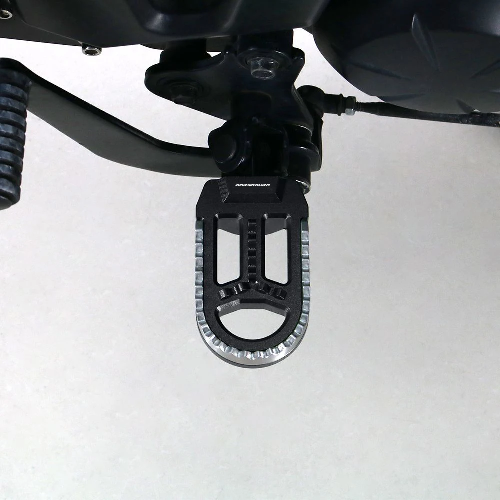 For Aprilia Dorsoduro 750 900 1200 Suzuki DR200S 2015-2020 Rotatable Footrest Footpegs Pedals Motorcycle Front Wide Foot Pegs