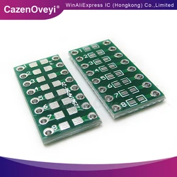 10piece SMD to straight plug 0805 0603 0402 SMT to DIP capacitor resistance LED SMT adapter board