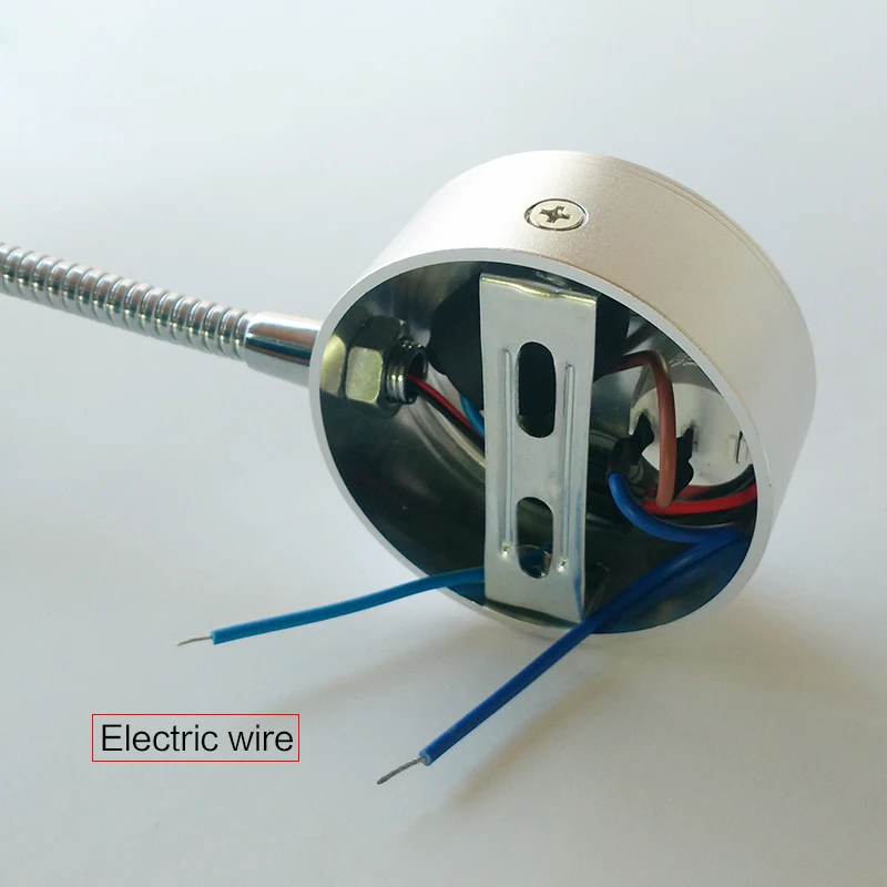 Imagem -06 - Lâmpadas de Parede Led com Interruptor Botão 5w Ac90260v Prata Cabeceira Quarto Leitura Luz Direção Ajustável Iluminação Interior