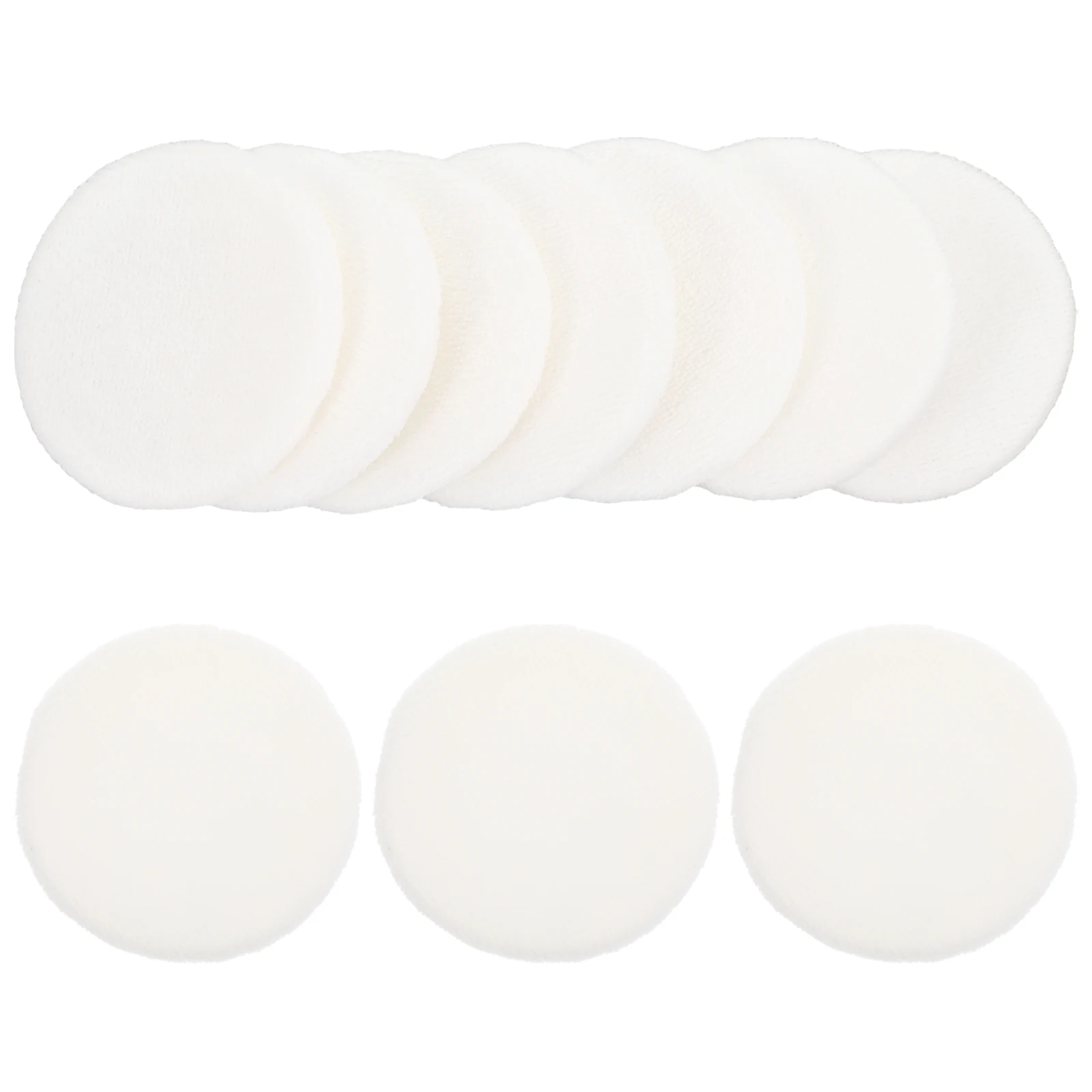 10-teiliges Baumwollband-Make-up, tragbares Make-up, bequeme Applikatoren, Körper, lose Mineral-Puff-Kosmetik