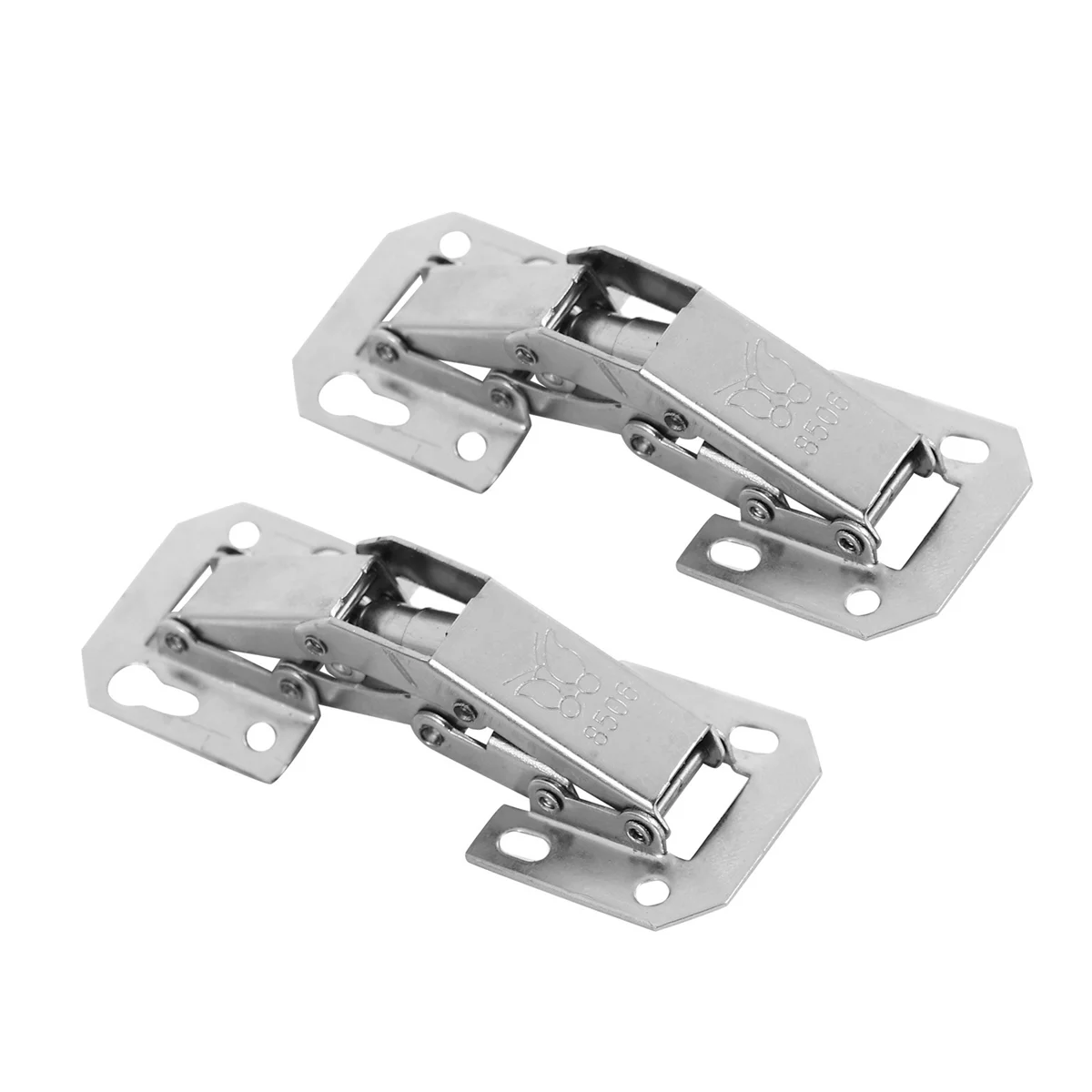 ETRT 2 pezzi armadio da cucina con chiusura ammortizzata armadio guardaroba cerniere e viti per porte da 90 gradi