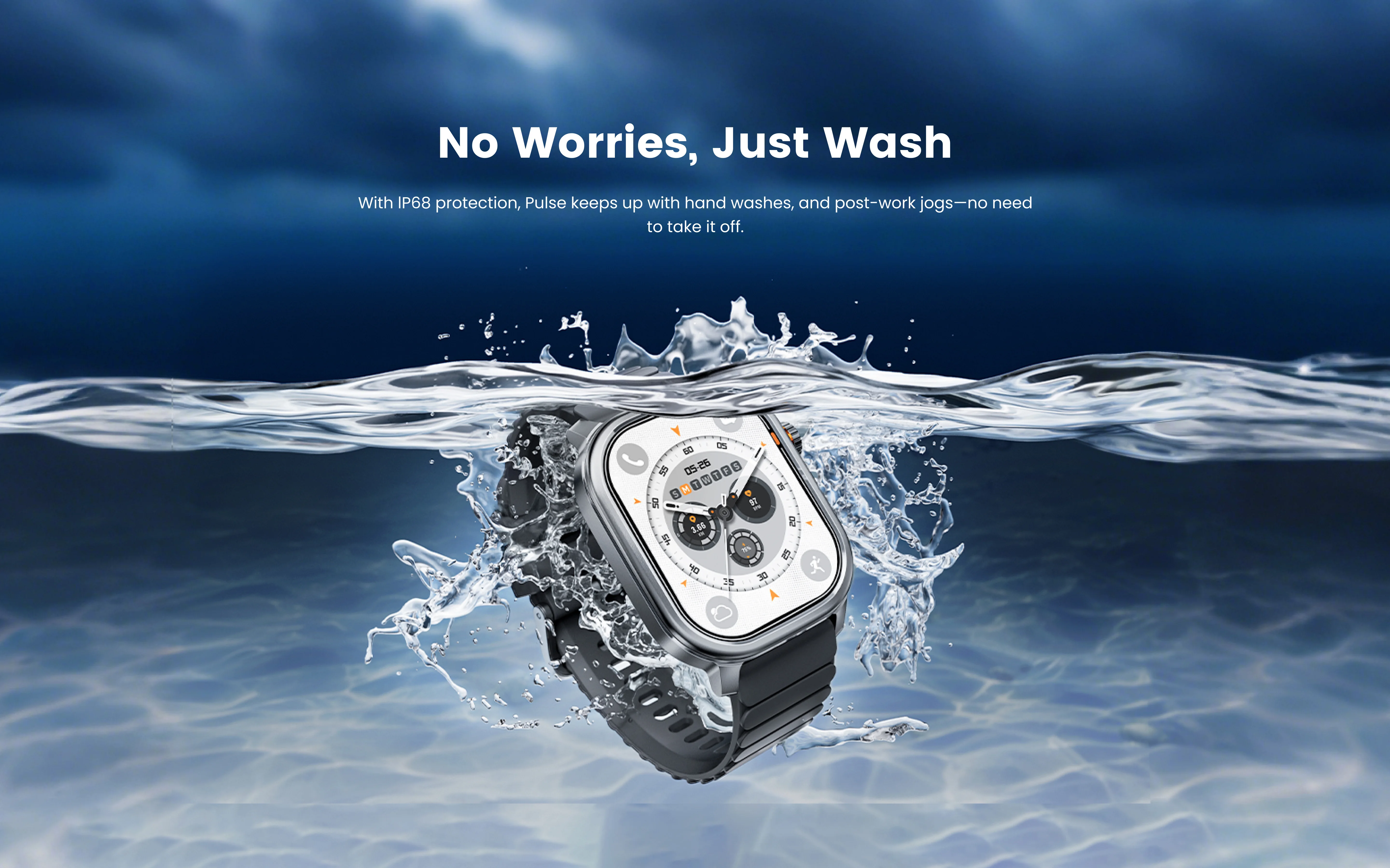 2025 KOSPET PULSE Herren- und Damen-Smartwatch, IP68, wasserdicht, BT-Anruf, 180 Freestyle-Trainingsmodi, genaue Gesundheits-Fitnessüberwachung – Detail 8