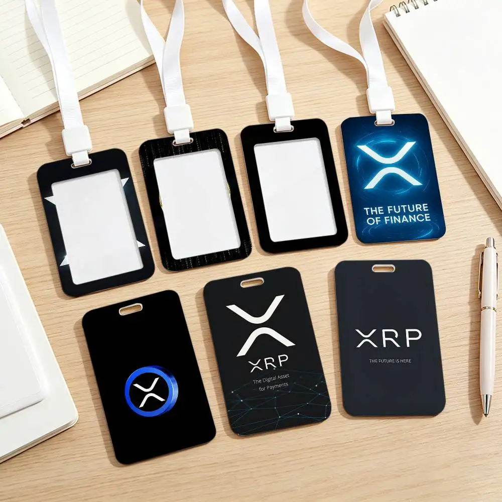 Xrp Ripple Crypto NFC Contactless Sliding Card Sleeve For Student Cards, Bus Cards, ID Cards, And Work Permits