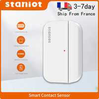 Staniot Smart Home Door Sensor 5-Year Battery Life Entry Sensor Wireless Door Window Detectors Works With Security Alarm System