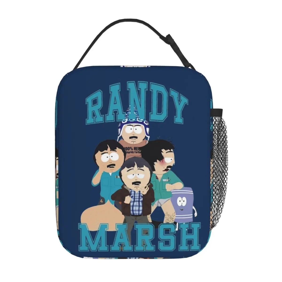 

Randy Marsh Insulated Lunch Bag Thermal Bag Meal Container South-Parks Large Tote Lunch Box Food Bag School Outdoor