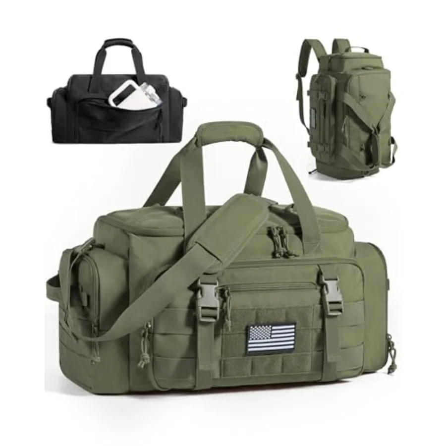 

Спортивная сумка 4-в-1 для женщин и мужчин, легкая дорожная сумка-даффл с отделением для обуви и влагонепроницаемым карманом, 22л/30л/38л, тактическая сумка