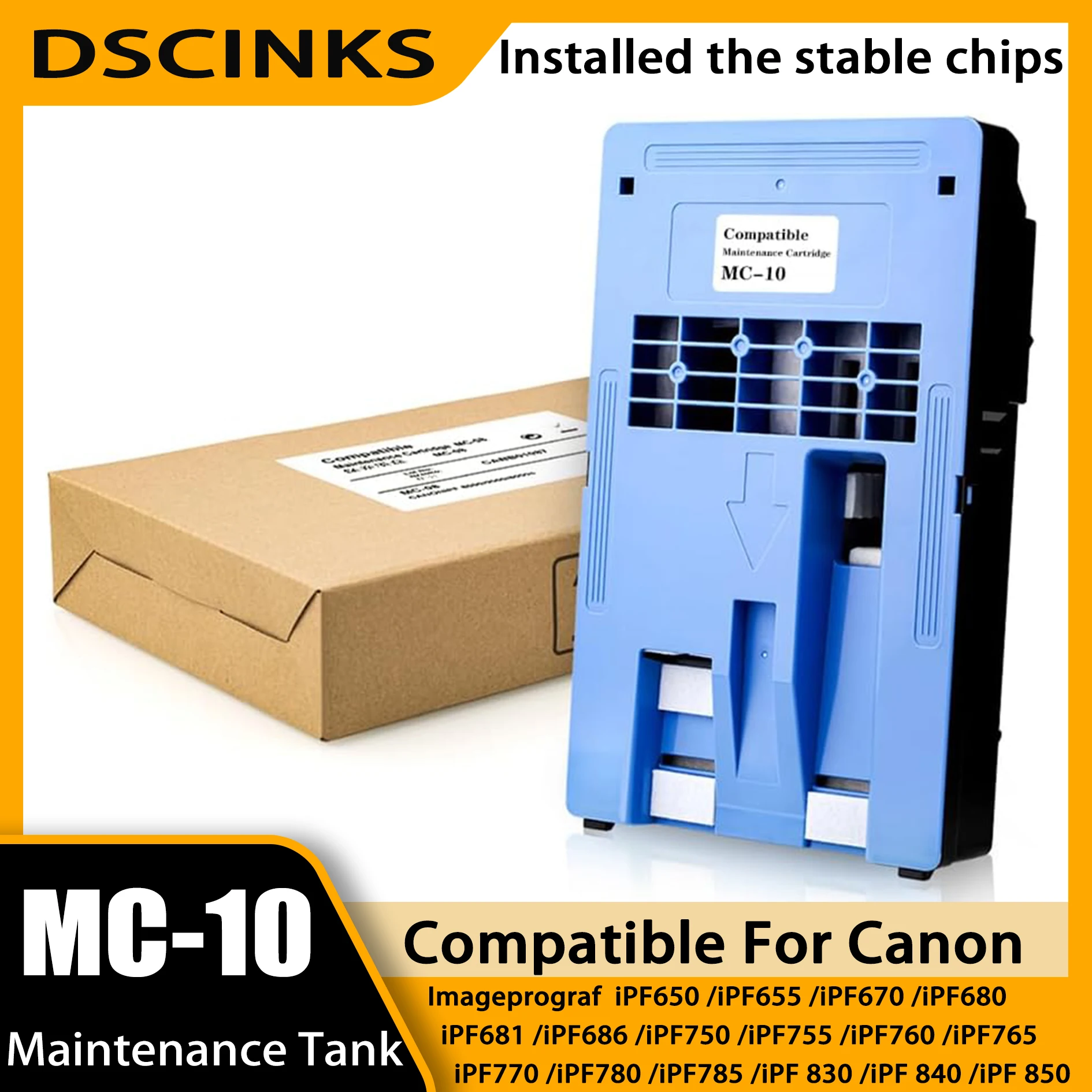 

MC-10 MC10 Maintenance Tank for Canon imagePROGRAF iPF650 iPF670 iPF680 iPF685 iPF750 iPF755 iPF760 iPF765 iPF770 iPF780 iPF830