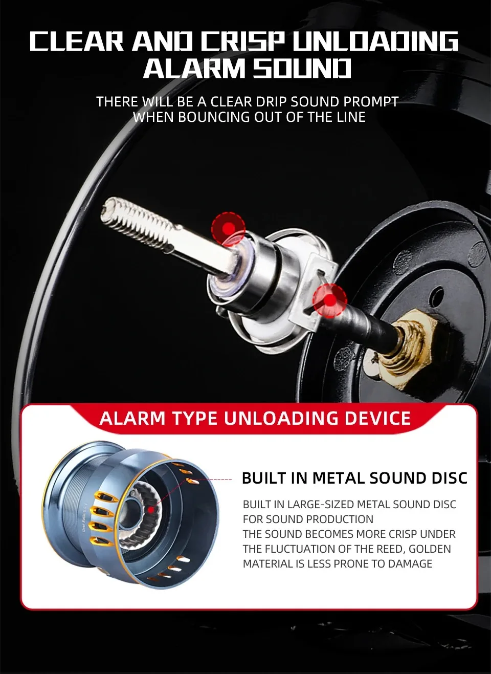 Okuma Original Nahtloses Spinnrad, Modelle 1000-2500-5000, Ausgestattet mit Stylischen Polarisierten Angelbrillen – Detail 8