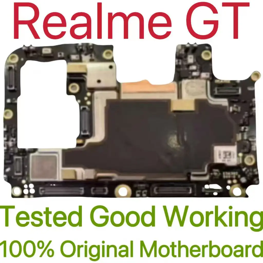 Global Version Original Unlocked Motherboard for Realme GT Tested Circuit Plate Main Logic Board for Realme GT
