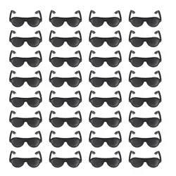 Mini Doll Glasses Mini Sunglasses Doll Sunglasses Black Mini Glasses Doll Black Sunglasses Mini Sunglasses for Crafts