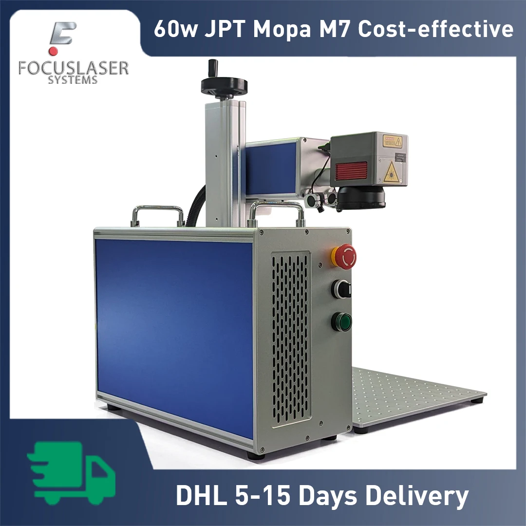 JPT Mopa M7 Fiber Laser Engraving Machine Marking 30W 50W 60W JPT Marking Metal Cutting Gold Copper Iron Brass Stainless Steel